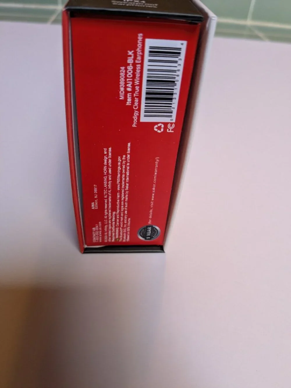 Brand New Aiwa Prodigy Clear True Wireless Earphones